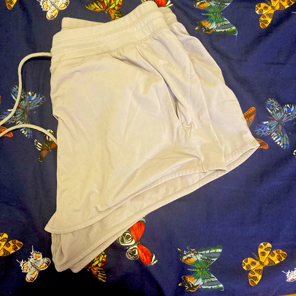 Uniqlo pocket shorts (gray) lightly worn. Size small.